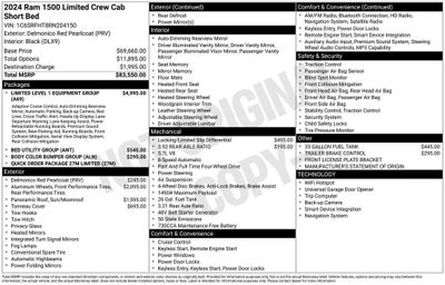 2024 RAM 1500 Limited Crew Cab 4x4 5'7" Box
