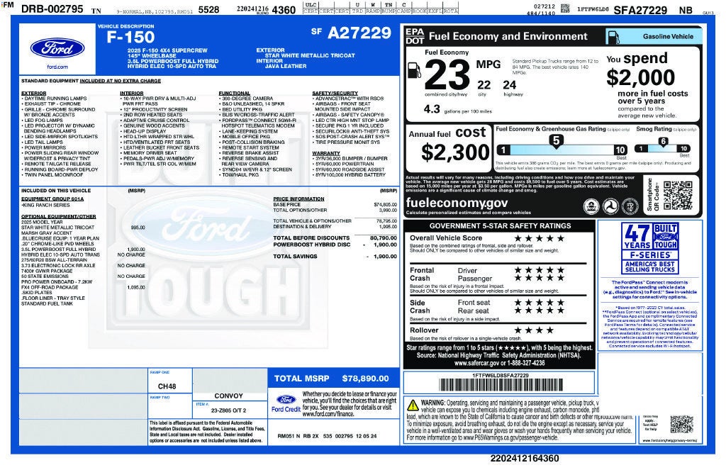 2025 Ford F-150 King Ranch