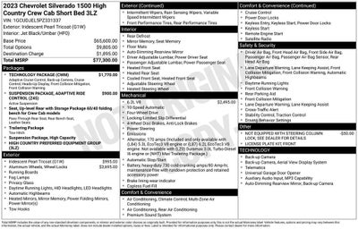 2023 Chevrolet Silverado 1500 High Country