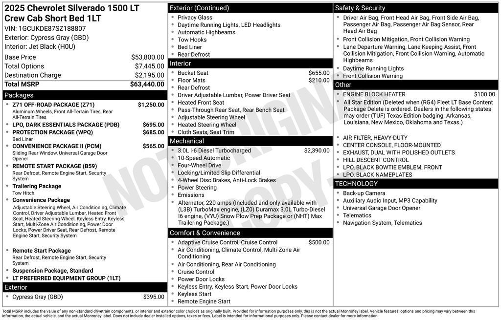 2025 Chevrolet Silverado 1500 LT