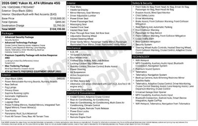 2026 GMC Yukon XL AT4 Ultimate
