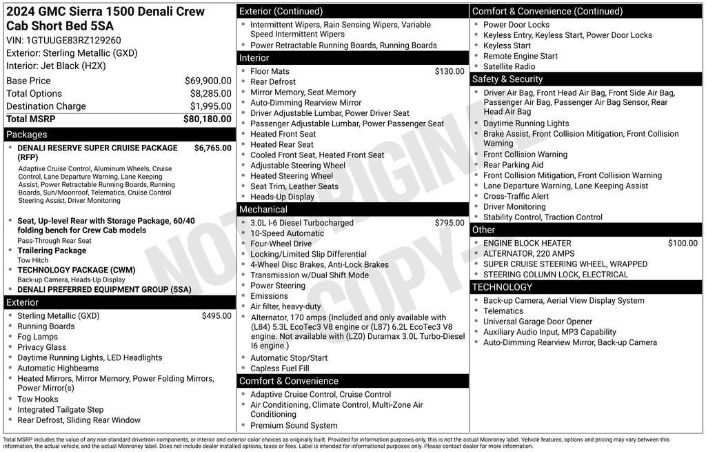 2024 GMC Sierra 1500 Denali
