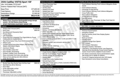 2026 Cadillac VISTIQ Sport