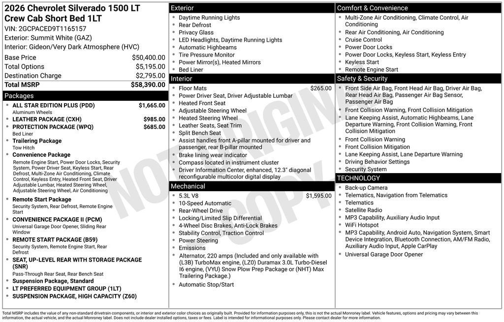 2026 Chevrolet Silverado 1500 LT
