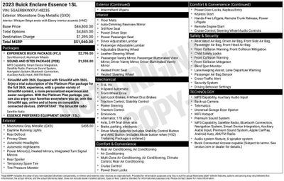 2023 Buick Enclave Essence