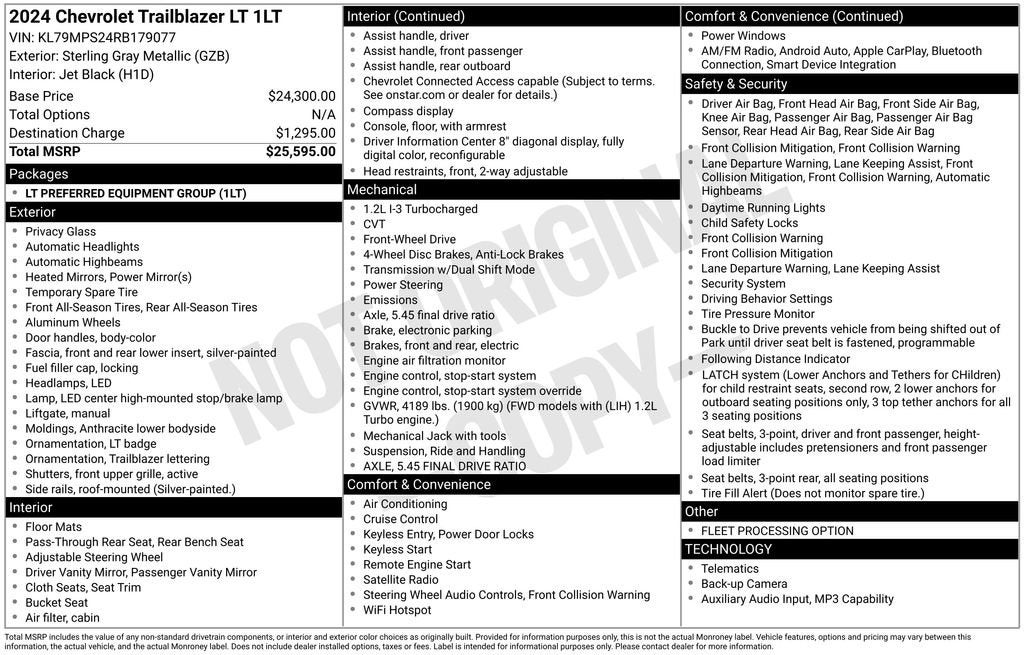 2024 Chevrolet Trailblazer LT