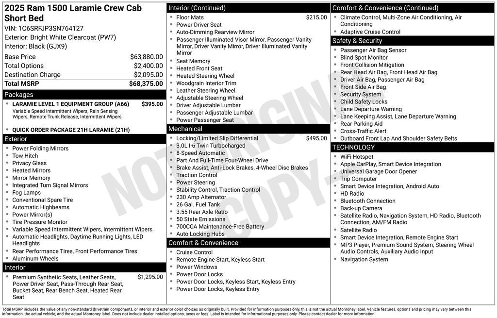 2025 RAM 1500 Laramie