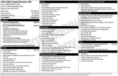2024 GMC Acadia Elevation