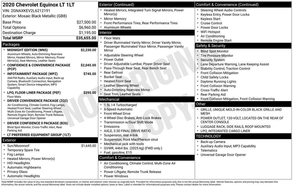 2020 Chevrolet Equinox LT