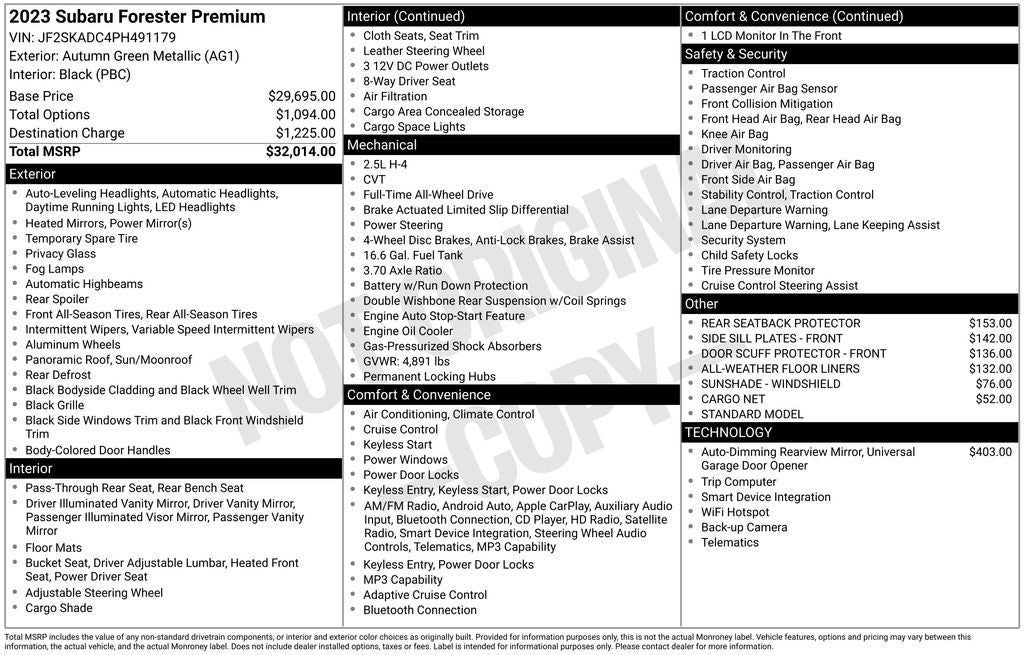 2023 Subaru Forester Premium