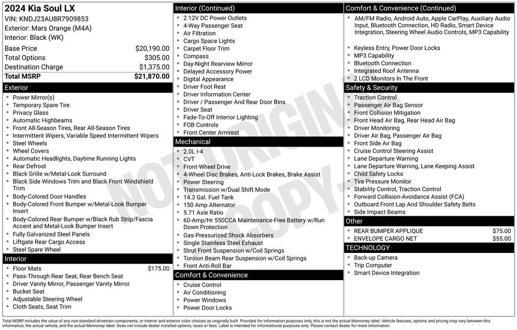 2024 Kia Soul LX