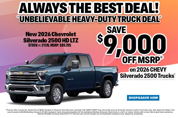 Silverado 2500 MSRP