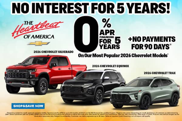 No Interest for 5 Years
