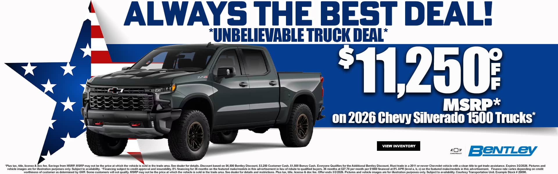 Silverado 1500 APR & MSRP