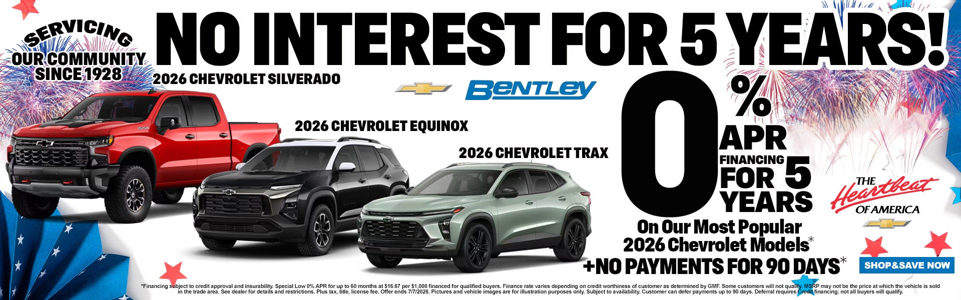 No Interest for 5 Years